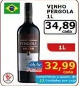 Mialich Supermercados vinho pergola oferta