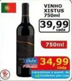 Mialich Supermercados vinho xistus oferta
