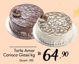 Giassi Supermercados Torta amor carioca giassi kg oferta
