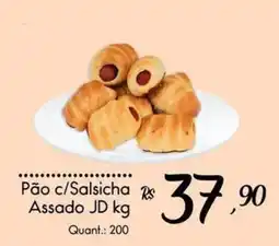 Giassi Supermercados Pão c/Salsicha Assado JD oferta
