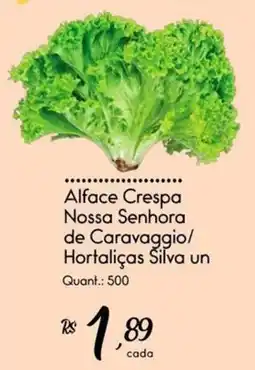 Giassi Supermercados Alface crespa nossa senhora de caravaggio/ hortaliças silva un oferta