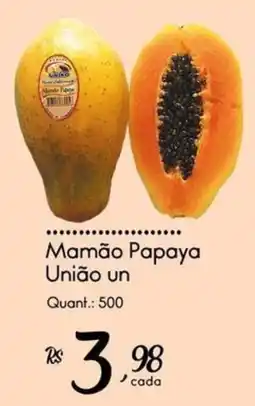 Giassi Supermercados Mamão Papaya União un oferta