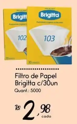 Giassi Supermercados Filtro de Papel Brigitta c/30un oferta