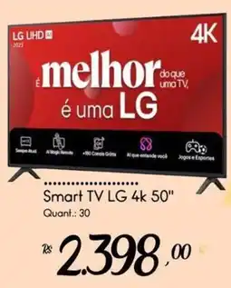 Giassi Supermercados Smart TV LG 4k 50" oferta
