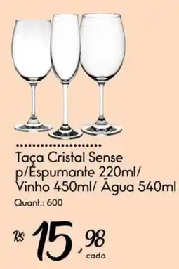 Giassi Supermercados Taça Cristal Sense oferta