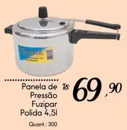 Giassi Supermercados Panela de Pressão Fuzipar Polida oferta