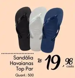 Giassi Supermercados Sandália Havaianas Top Par oferta
