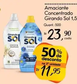 Giassi Supermercados Amaciantes concentrado girando sol 1,5 oferta