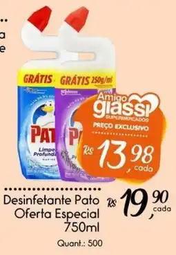 Giassi Supermercados Desinfetante Pato oferta