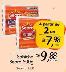 Giassi Supermercados Salsicha seara oferta