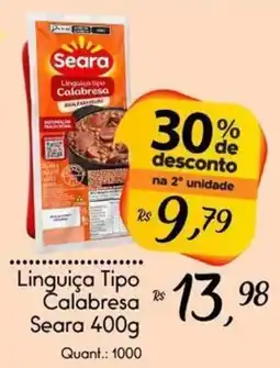 Giassi Supermercados Linguiça tipo calabresa oferta