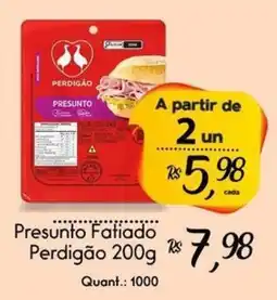 Giassi Supermercados Presunto Fatiado Perdigão oferta