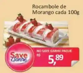 Rocambole de Morango