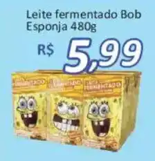 Leite fermentado Bob Esponja