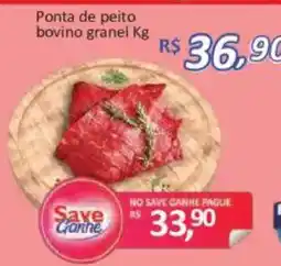 Supermercados Savegnago Ponta de peito bovino granel oferta