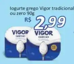 Supermercados Savegnago logurte grego vigor tradicional ou zero oferta