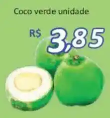 Supermercados Savegnago Coco verde unidade oferta