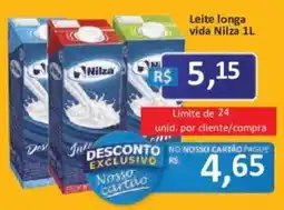 Supermercados Savegnago Leite longa vida Nilza 1L oferta