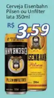 Cerveja eisenbahn pilsen ou unfilter