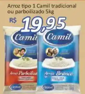 Arroz tipo 1 Camil tradicional ou parboilizado
