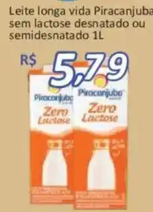 Supermercados Savegnago Leite longa vida piracanjuba sem lactose desnatado ou semidesnatado oferta