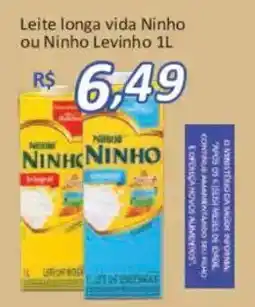 Supermercados Savegnago Leite longa vida Ninho ou Ninho Levinho oferta