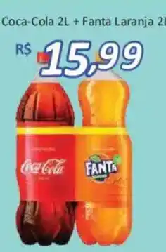 Supermercados Savegnago Coca-Cola 2L + Fanta Laranja 2L oferta