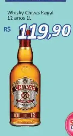 Supermercados Savegnago Whisky Chivas Regal 12 anos oferta