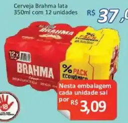 Supermercados Savegnago Cerveja brahma lata oferta