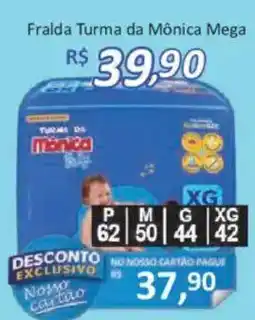 Supermercados Savegnago Fralda turma da mônica mega oferta