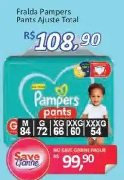 Supermercados Savegnago Fralda Pampers Pants Ajuste Total oferta