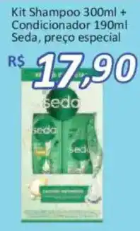 Supermercados Savegnago Kit Shampoo Sedas + Condicionador Sedas oferta