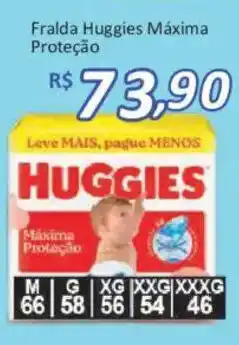 Supermercados Savegnago Fralda huggies máxima proteção oferta