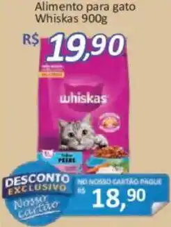 Supermercados Savegnago Alimento para gato Whiskas oferta