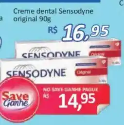 Supermercados Savegnago Creme dental Sensodyne original oferta