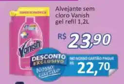 Supermercados Savegnago Alvejante sem cloro Vanish gel refil 1,2L oferta