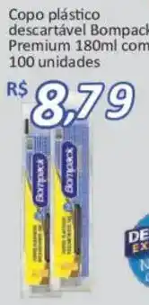 Supermercados Savegnago Copo plástico descartável Bompac Premium oferta