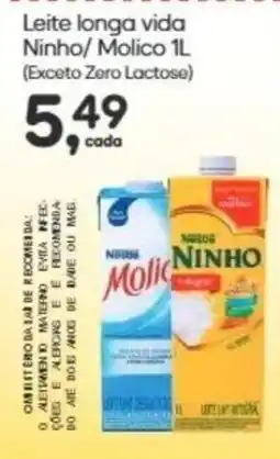 Asun Leite longa vida Ninho/ Molico 1L oferta