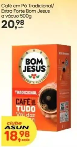 Asun Café em Pó Tradicional/Extra Forte Bom Jesus oferta