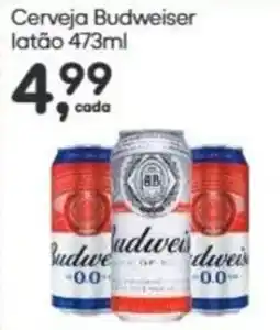 Asun Cerveja Budweiser latão oferta