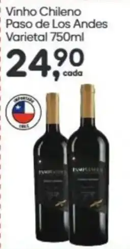 Asun Vinho chileno paso de los andes varietal oferta