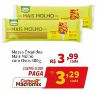 Massa Orquídea Mais Molho com Ovos