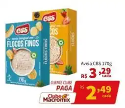Macromix Atacado Aveia cbs flocos finos oferta