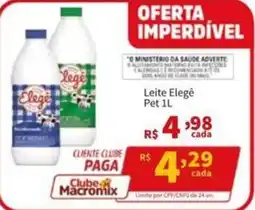 Macromix Atacado Leite Elegê Pet oferta