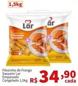 Macromix Atacado Filezinho de Frango Sassami Lar Empanado oferta