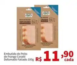 Macromix Atacado Embutido de Peito de Frango Ceratti Defumado Fatiado oferta