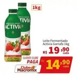 Macromix Atacado Leite fermentado activia garrafa oferta