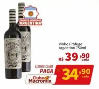 Vinho Prófugo Argentino