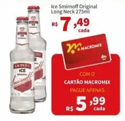 Macromix Atacado Ice smirnoff original oferta