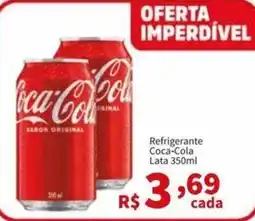 Macromix Atacado Refrigerante coca-cola lata 350ml oferta